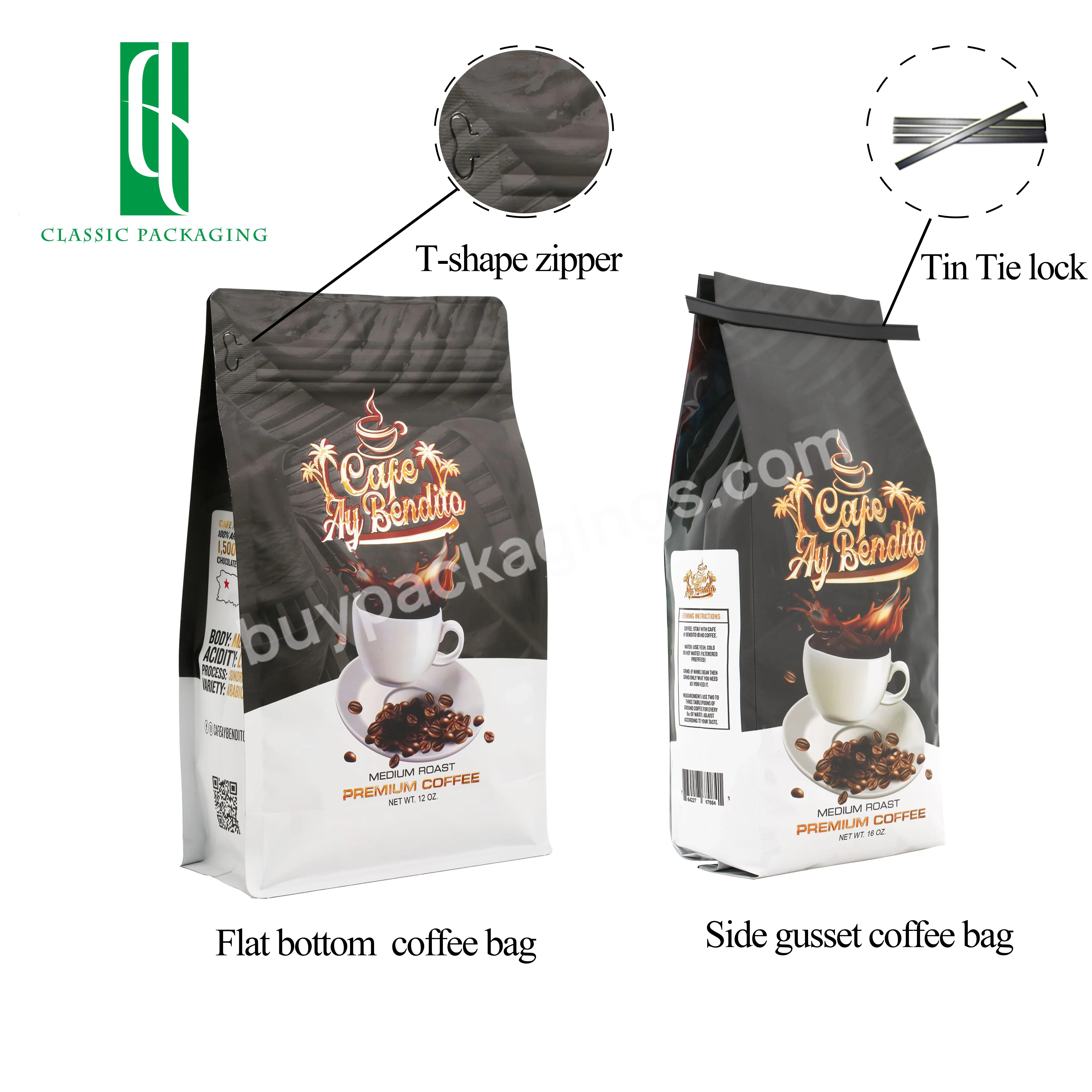 Custom Printed Coffee Bag Personalizada Aluminio Trilaminadas 12oz 500gr 1kg Bolsas Para Cafe Con Valvula - Buy Bolsas Para Cafe,Bolsas De Cafe,Bolsa Cafe.