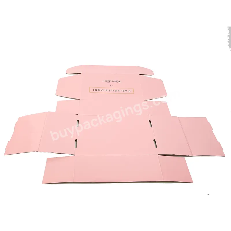 Custom Printed Corrugated Paper Packaging Mailer E-commerce Shipping Box For Garment - Buy Corrugated Paper Box,E-commerce Box,Mailer Box.
