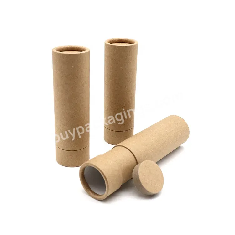 Custom Printed Eco Friendly Cardboard Container Cosmetic Lip Balm Deodorant Packaging Push Up Paper Tubes - Buy Deodorant Stick Packaging,Paper Tube,Packaging Container Cosmetic.