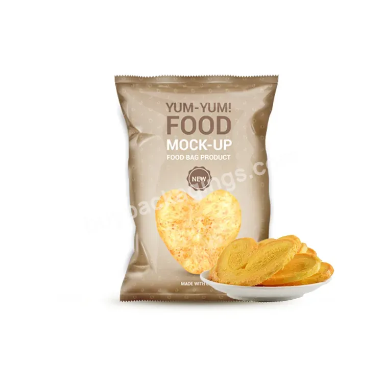 Custom Printed Edible Snack Food Packaging Pillow Pouches Empty Plastic Aluminum Foil Mylar Plantain Banana Potato Chip Bags - Buy Wholesale Plastic Clear Aluminum Foil Back Seal Pillow Packaging Bags For Snack Bana Potato Chips,Food Grade Small Snac