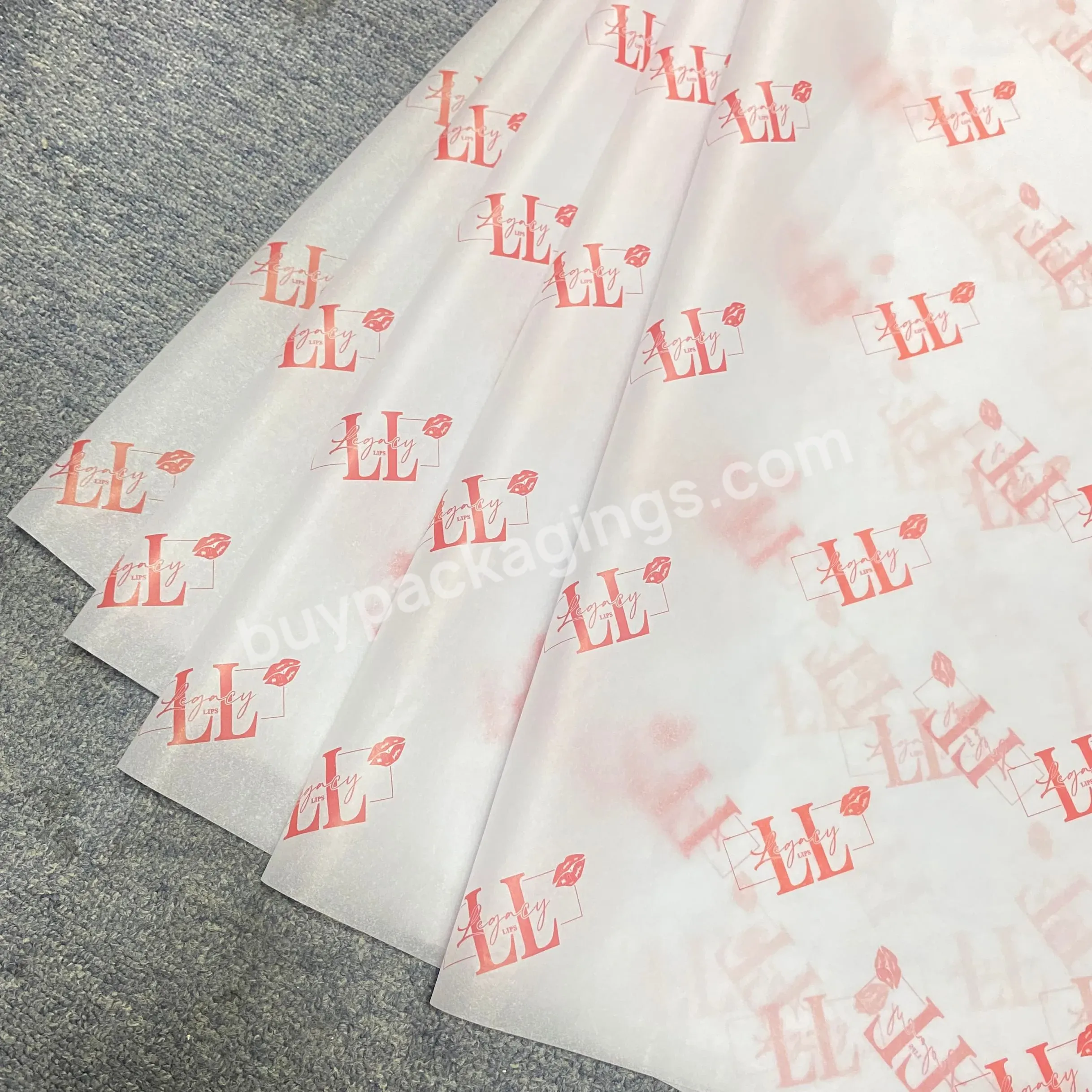 Custom Printed Logo And Size Moisture Proof Gift Wrapping Tissue Paper Custom Printed Logo Cellophane Paper - Buy Wrapping Flowers And Clothing,Moq Is 100 Pcs,Customized Logo And Size.