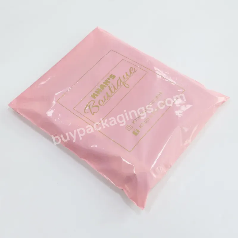 Custom Printed Logo Design Tearproof Pink Bag Envelope Express Courier Bags Ecommerce Packaging Mailing Bag - Buy Pink Mailer Bag,Pink Mailer Bag,Express Bag.