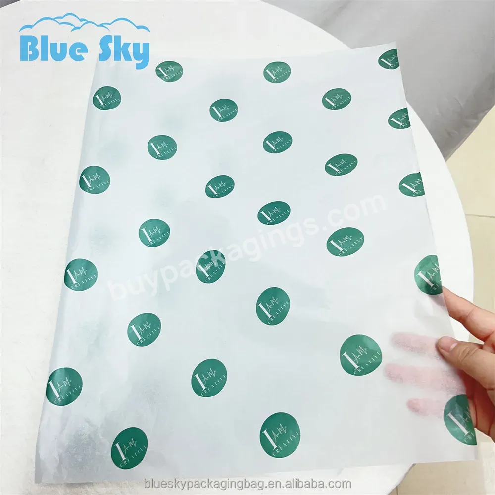 Custom Printed Logo Green Wave Point Gift Tissue Paper Clothes Shoes Wrapping Tissue Packing Wrapping /tissue Paper - Buy Custom Packaging Paper,Tissue Paper,Tissue Wrapping Packaging.