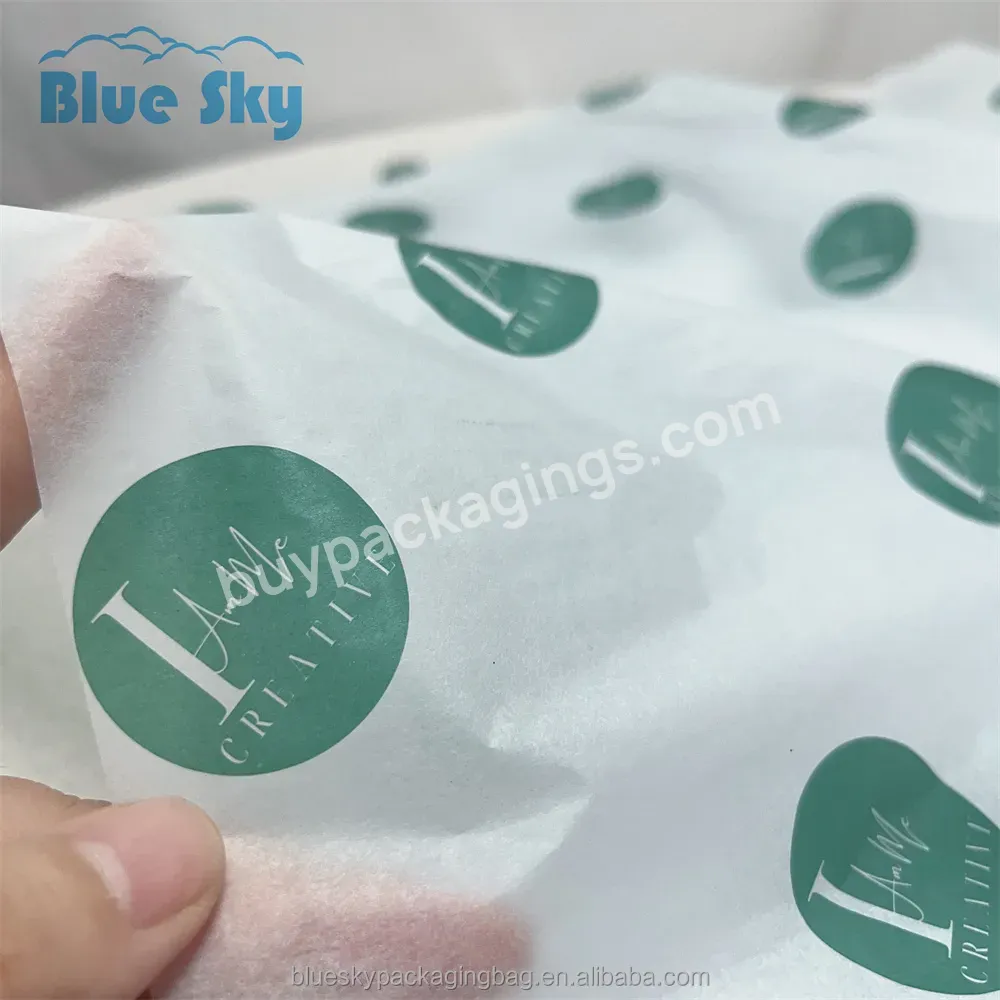 Custom Printed Logo Green Wave Point Gift Tissue Paper Clothes Shoes Wrapping Tissue Packing Wrapping /tissue Paper - Buy Custom Packaging Paper,Tissue Paper,Tissue Wrapping Packaging.