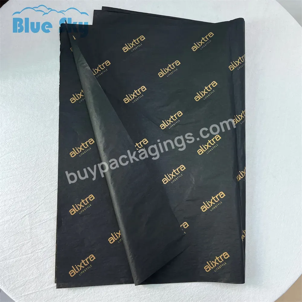Custom Printed Logo High Luxury Gift Tissue Paper Clothes Shoes Wrapping Tissue Packing Wrapping /tissue Paper - Buy Custom Packaging Paper,Tissue Paper,Tissue Wrapping Packaging.