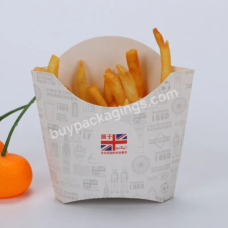 Custom Printed Logo Takeaway Packaging French Fries Box - Buy Takeaway Food Box Disposable,Cardboard Box For Food,Personalized Paper Boxes.