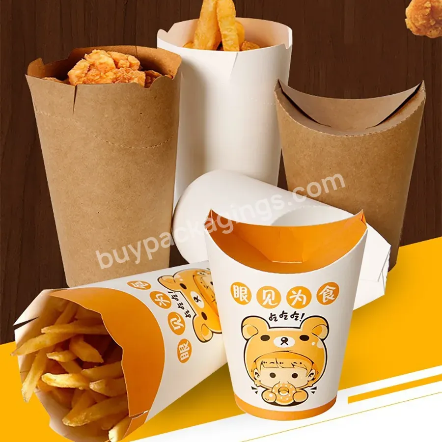 Custom Printed Logo Takeaway Packaging Fried Chicken Containers Carton Box For Burger French Fries Fish Chips Packing Box - Buy Takeaway Food Box Disposable,Cardboard Box For Food,Personalized Paper Boxes.