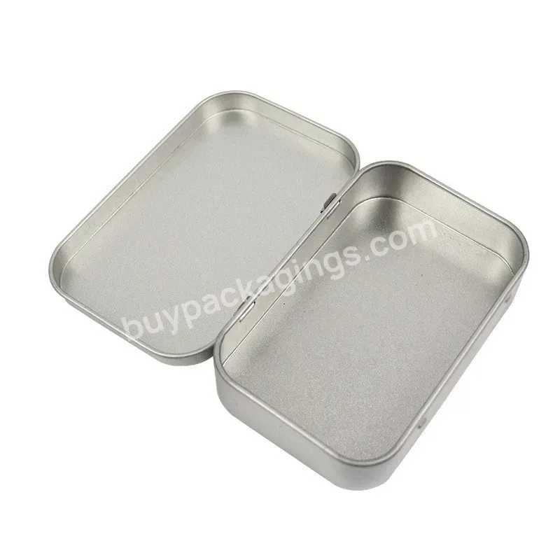 Custom Printed Matte Finish Metal Empty Cake Gift Storage Packaging Containers Rectangular Tin Box With Lid - Buy Rectangular Tin Box,Rectangular Tin,Tin Box With Lid.