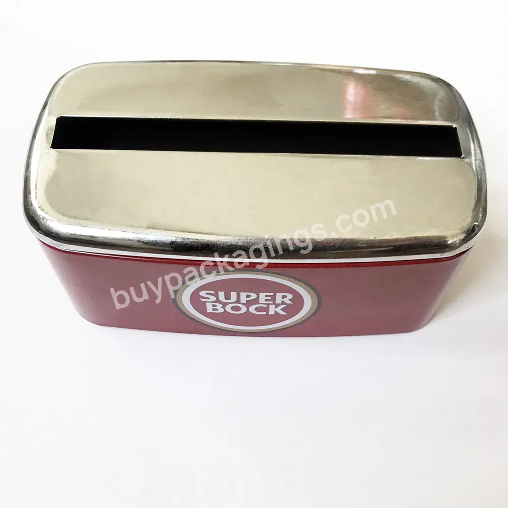Custom Printed Metal Napkin Holder Tissue Tin Box - Buy Metal Napkin Holder,Tissue Tin Box,Custom Tin Napkin Holder.