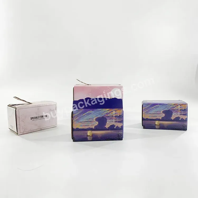 Custom Printed Packaging Box Corrugated Cardboard Shipping Mailer Literature Mailer Box