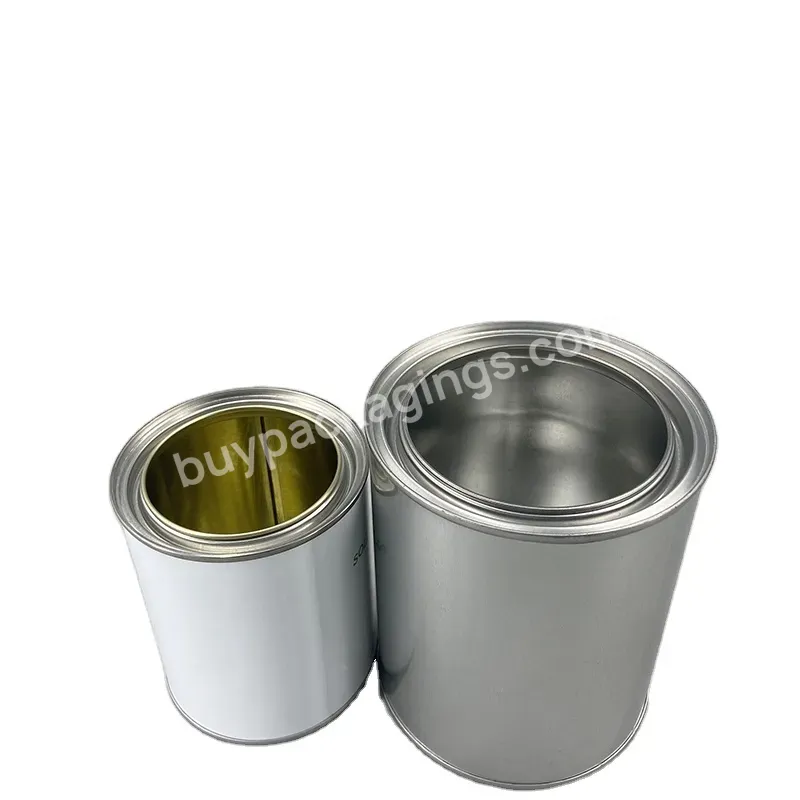 Custom Printed Pint Quart Metal Paint Tin Can For Paint With Triple Tight Lid,Wood Stain Packing Tin Can - Buy Custom Printed Pint Quart Metal Paint Tin Can For Paint With Triple Tight Lid,Wood Stain Oacking Tin Can,Paint Tin Can Size.