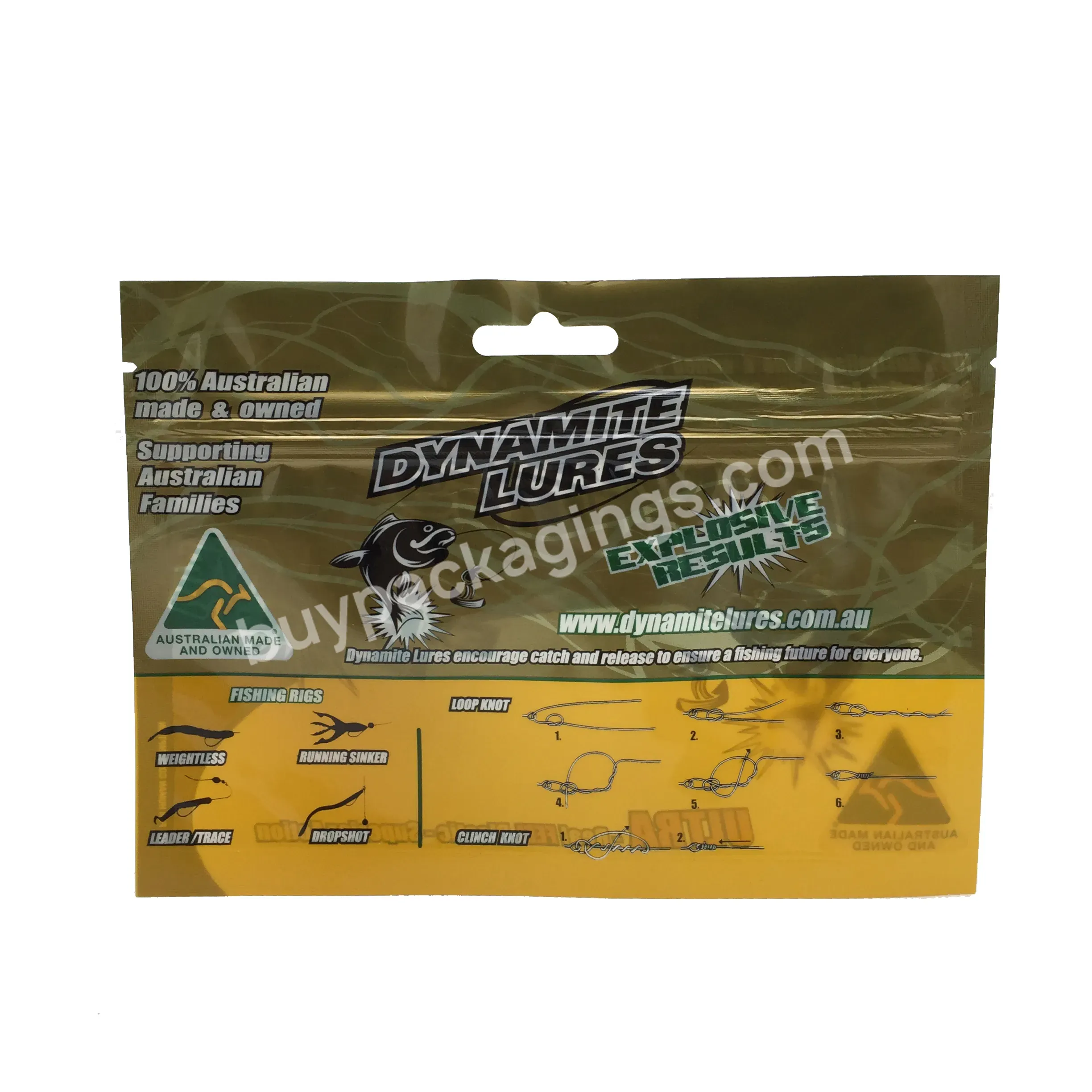 Custom Printed Plastic Zipper Bags Fishing Bait Resealable Packaging Bag With Window - Buy Fishing Bait Resealable Packaging,Fishing Bait Bag,Zipper Fishing Bags.