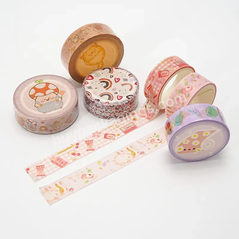 Custom Printed Self Adhesive Color Decorative Masking Tape High Quality Material Cinta Washi Paper Manufacturer - Buy Washi Tape,Custom Print Washi Tape,Custom Washi Tape.