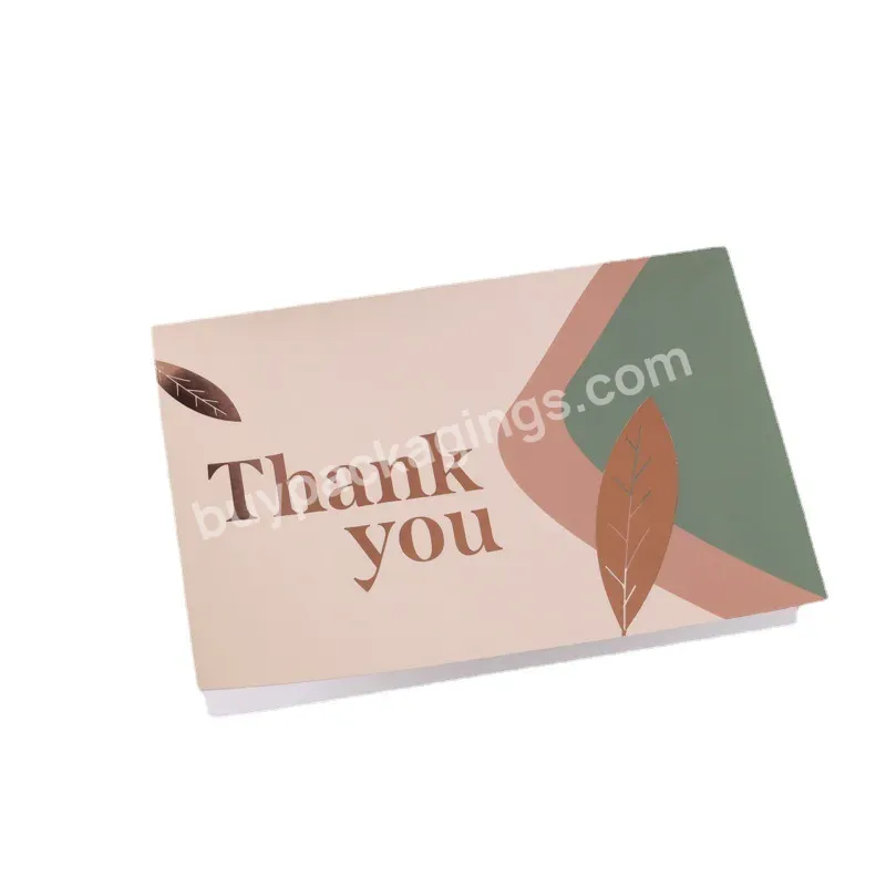 Custom Printed Small Business Sellers Colored Gold Foil Thank You Greeting Cards Tag Cards - Buy Thank You Cards,Paper Greeting Card,Custom Business Card.