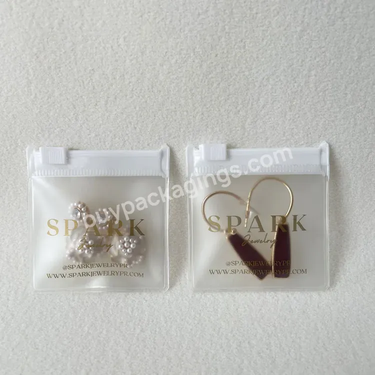 Custom Printed Small Jewelry Frosted Packaging Plastic Bags Wholesale Zipper Bags With Logos Mini Earring Ziplock Zip Pouch - Buy Small Jewelry Frosted Packaging,Plastic Bags Wholesale,Zipper Bags With Logos.