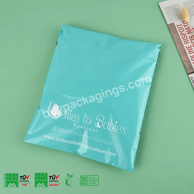 Custom Printed Sustainable Clothes Biodegradable Eco Mailing Mailers Plastic Bags Express Courier Poly Mailers With Logo - Buy Custom Shipping Bags,Custom Printed Poly Mailers,Eco Mailing Bags.