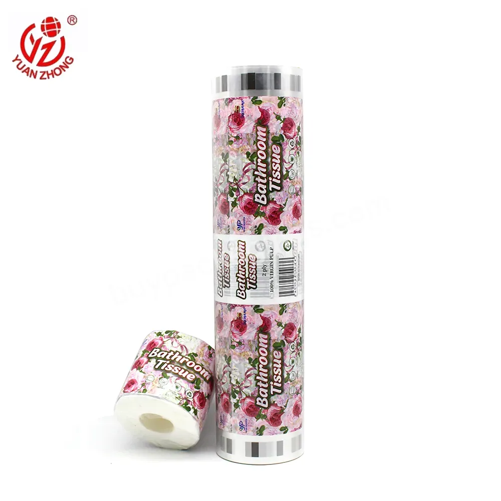 Custom Printed Tissue Packaging Film Roll Automatic Packaging Machine Use Plastic Transparent Spp Film - Buy Plastic Film,Printed Packing Roll,Plastic Film Roll Tissue.