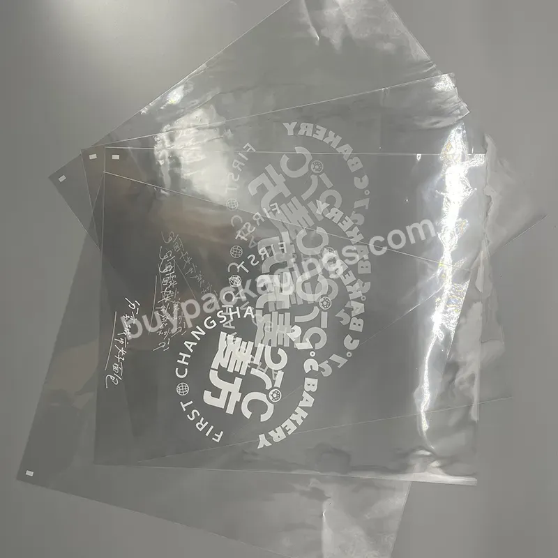 Custom Printed Transparent Clear Waterproof Flat Plastic Flat Opp Bags For Bread - Buy Opp Bags For Packing,Opp Plastic Bag,Opp Bag With Custom Printing.