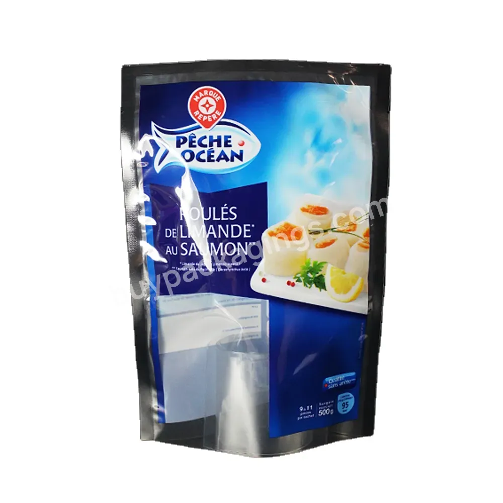 Custom Printed Vacuum Seal Ziplock Frozen Food Packaging Heat Seal Packaging Bag - Buy Vacuum Bag,Frozen Food Packaging,Heat Seal Bag.
