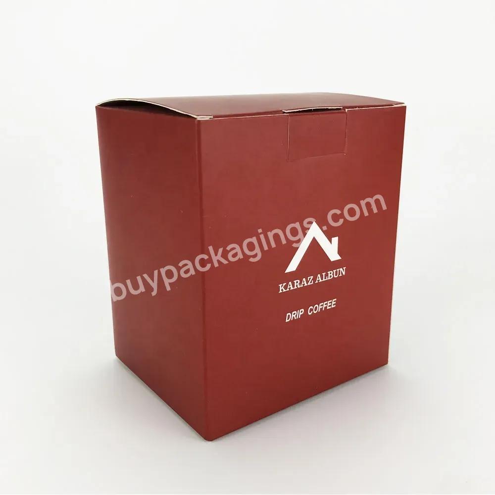 Custom Printing Cardboard Paper Gift Filter Drip Coffee Sachet Bag Box Packaging - Buy Coffee Drip Bag Box,Drip Coffee Box Packaging,Coffee Sachet Box.