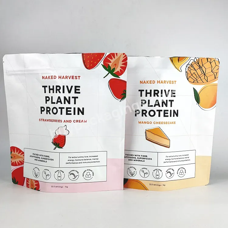 Custom Printing Glossy Finished Stand Up Ziplock Pouch Mylar Bags Whey Protein Powder Plastic Bags Packaging - Buy Whey Protein Powder Packaging,Protein Powder Plastic Bags,Whey Protein Powder Plastic Bags.