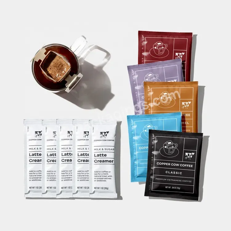 Custom Printing Heat Seal Foil Laminated Side Gusset Moisture Proof Coffee Carrier Drip Filter Bag With Valve - Buy Coffee Bag,Coffee Filter Bag,Drip Bag Coffee.