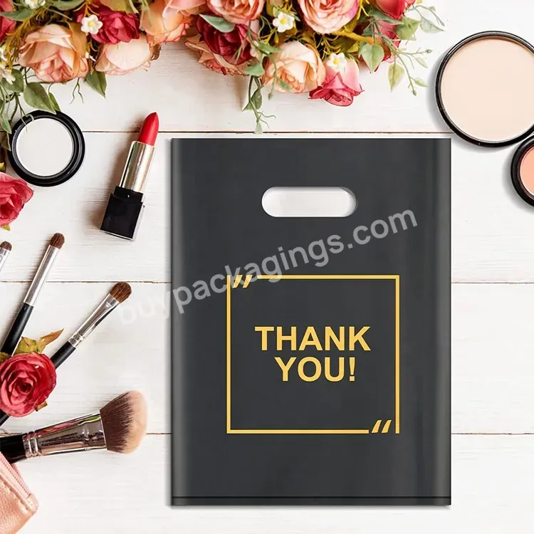Custom Printing Heavy Duty Retail Shopping D2w Biodegradable Die Cut Large Plastic Thank You Bags With Own Logo Design - Buy Thank You Bags,Plastic Bags,Heavy Duty Shopping Bags.