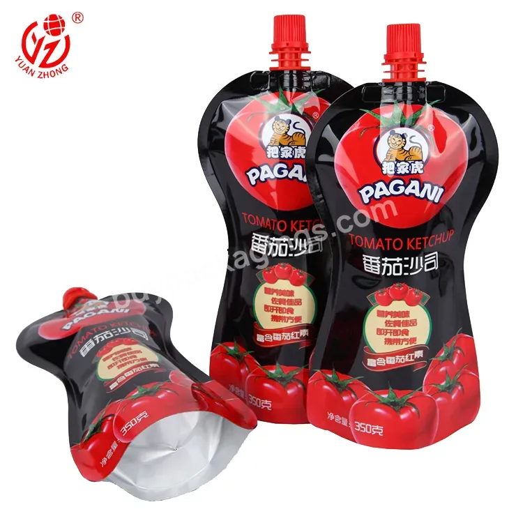Custom Printing Liquid Packaging Stand Up Drink Pouch With Spout Refill Squeeze Children Food For Jelly Juice Spout Bag - Buy Jelly Bag,Stand Up Pouch,Liquid Packaging.