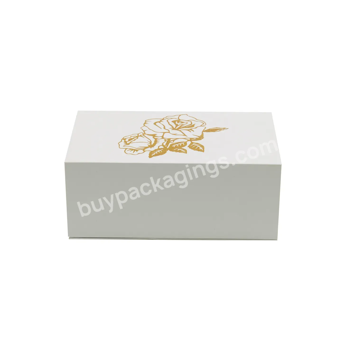 Custom Printing Logo Rigid Cardboard Luxury Flap Open Magnetic Clothing Folding Packaging Gift Box For Cosmetic - Buy Paper Box,Gift Box,Packaging Box.