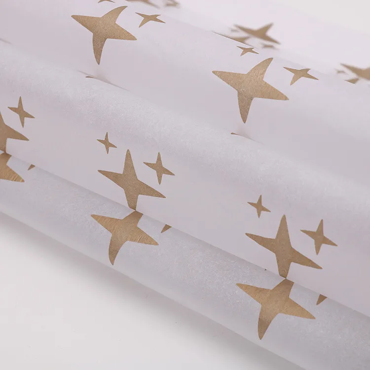 Custom Printing Logo Tissue Christmas Gift Custom Packaging Designer Wrapping Paper Soap Wrapping Paper Paper Wrapping Flower