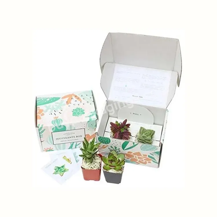 Custom Printing Paper Die Cut Cactus Live Succulent Pot Plant Shipping Box For Plant Packaging - Buy Custom Printing Paper Die Cut Cactus Live Succulent Pot Plant Shipping Box For Plant Packaging,Plant Packaging Box,Paper Die Cut Cactus Live Succulen
