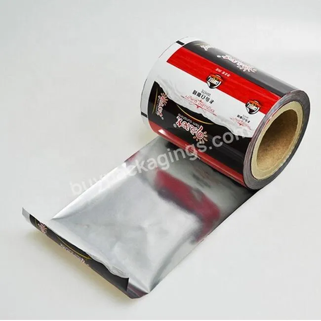 Custom Printing Plastic Food Packaging Aluminum Foil Plastic Film Food Packaging Rolling Film