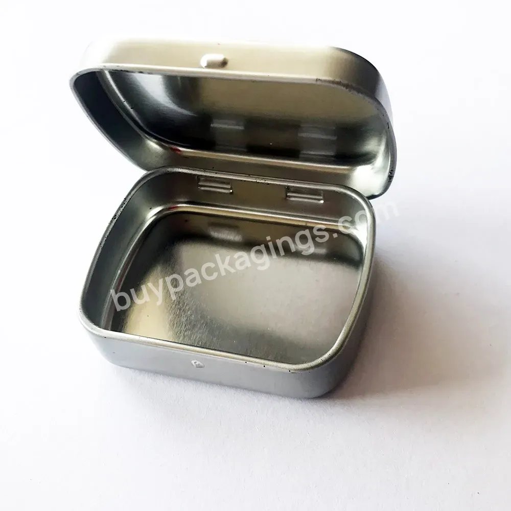 Custom Printing Rectangle Hinged Lid Mint Tin Can - Buy Mint Tin Can,Small Mint Tin Box,Small Metal Tins.