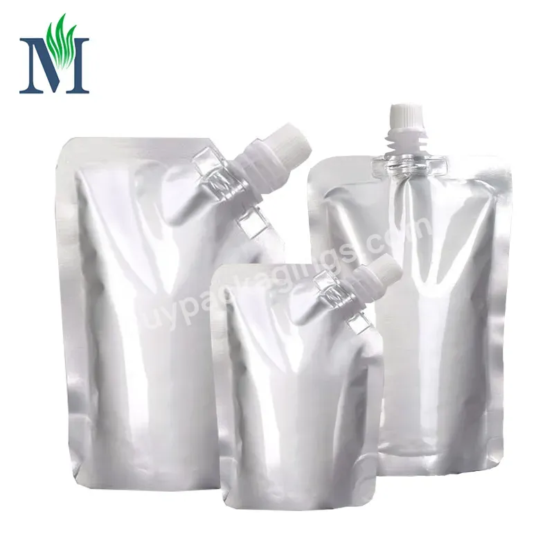 Custom Printing Recyclable Refillable Aluminum Foil 50ml 100ml Shampoo Cosmetics Plastic Mylar Stand Up Standup Spout Pouch Bags - Buy Reusable Spout Pouch,Stand Up Pouch With Corner Spout,Biodegradable Spout Pouch.