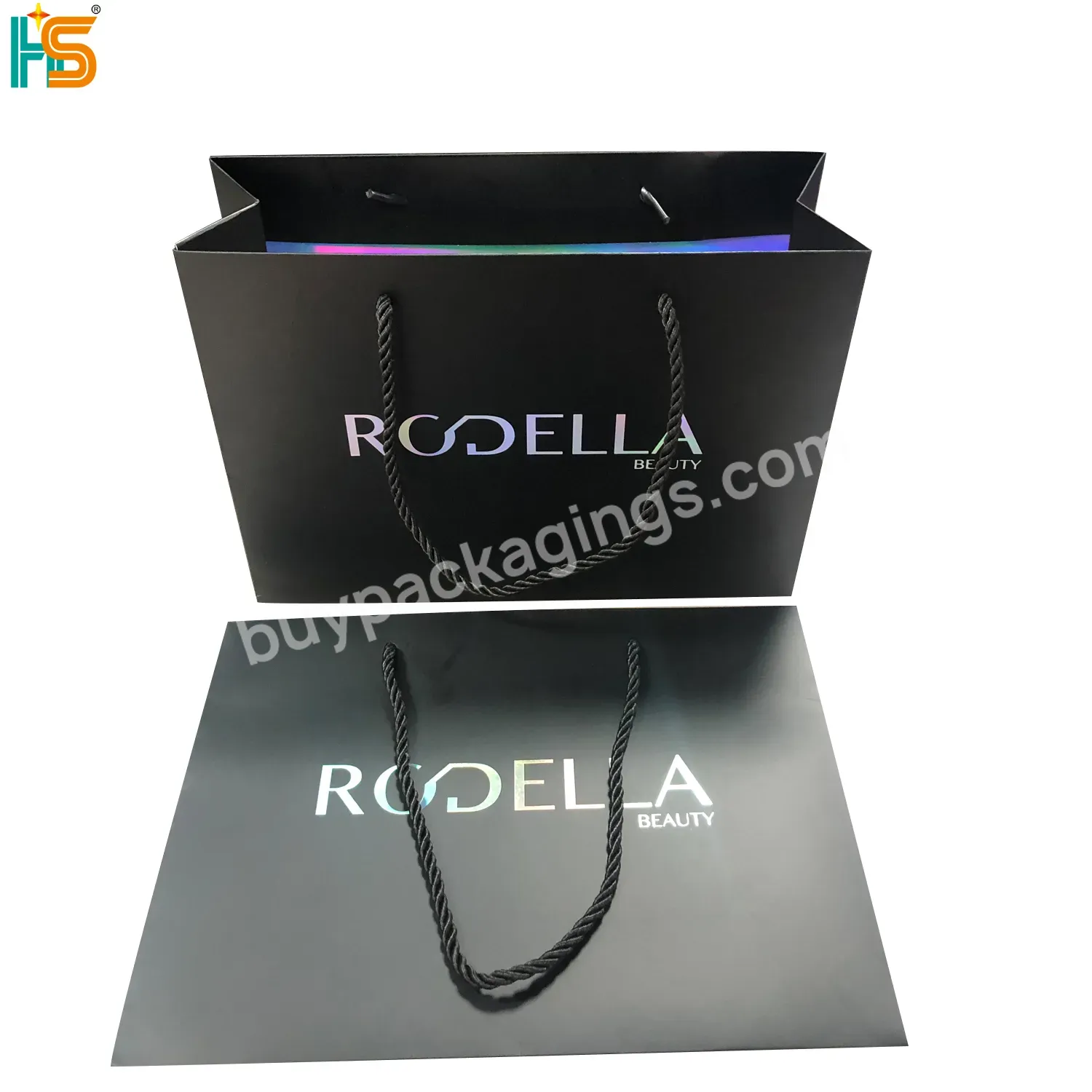 Custom Private Logo Printed Black Pink Small Personalized Luxury Shopping Tote Gift Paper Bags With Ribbon Handles For Jewelry - Buy Luxury Gift Bags,Paper Bag Jewelry,Jewelry Paper Bag.