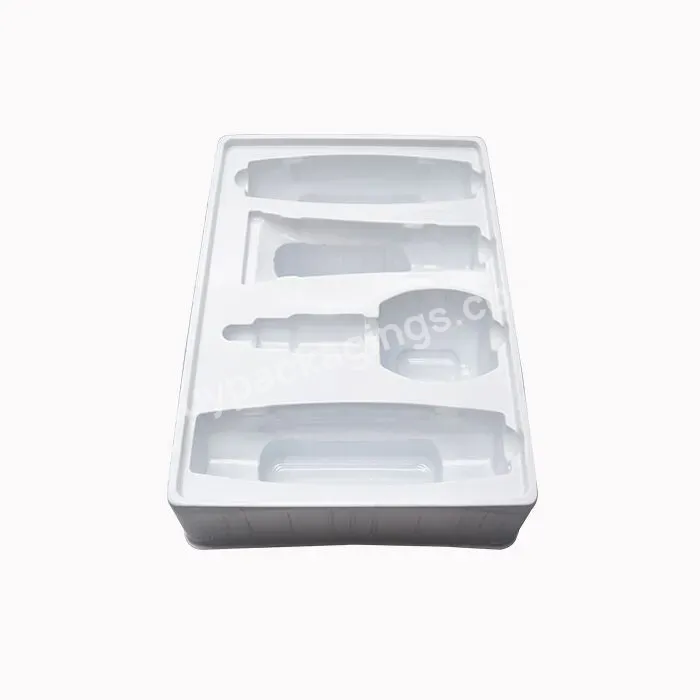Custom Ps Luxury Flocking Vac Plastic Vacuum Forming Blister Tray For Cosmetic