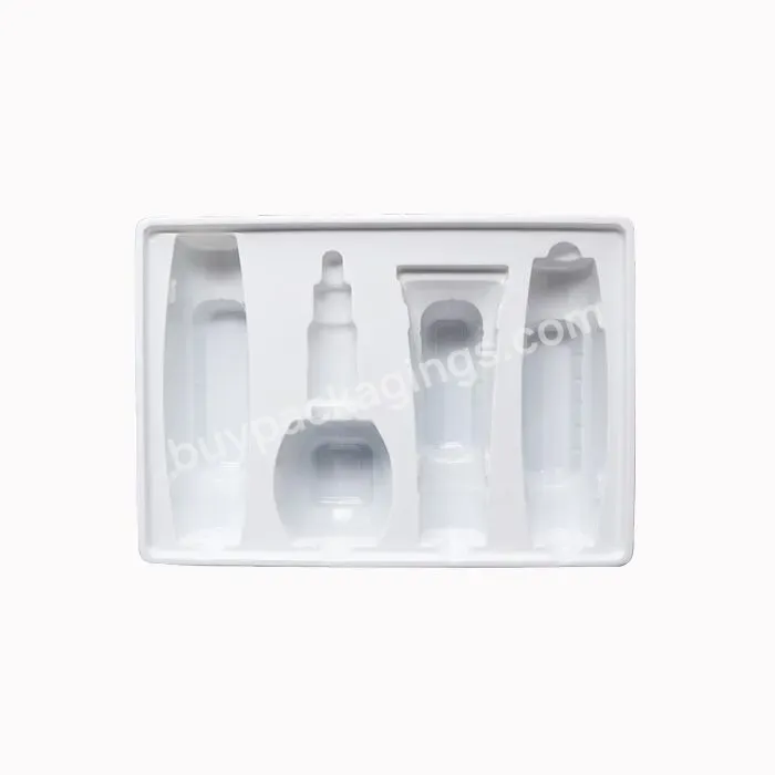 Custom Ps Luxury Flocking Vac Plastic Vacuum Forming Blister Tray For Cosmetic