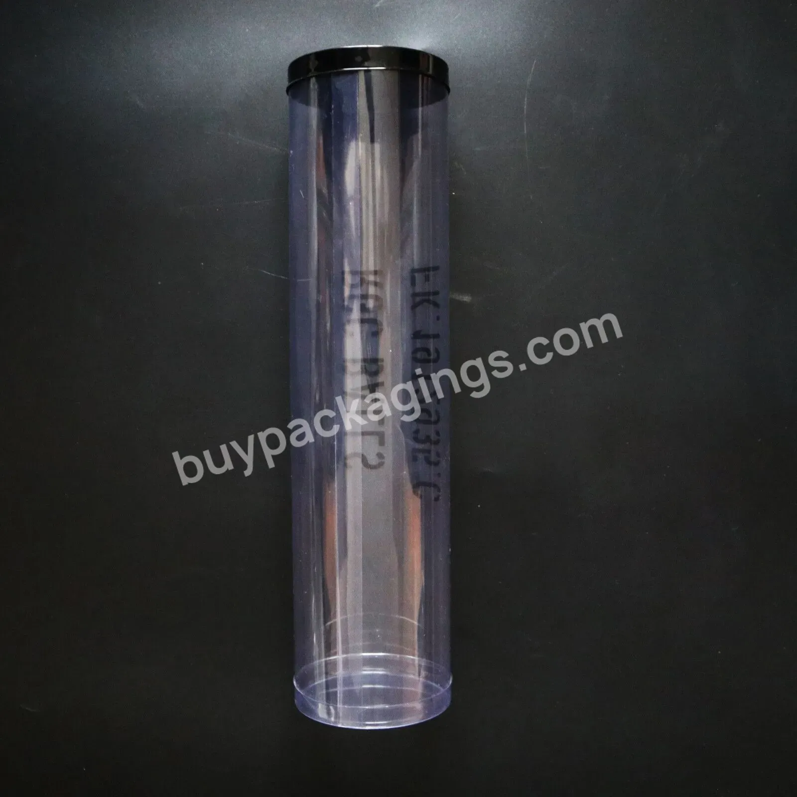 Custom Pvc Pet Pp Empty Clear Plastic Cylinder Tube Container With Lid - Buy Clear Plastic Cylinder Tube,Clear Plastic Cylinder Tube Container With Lid,Round Tube With Lid.