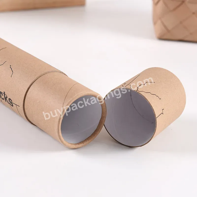 Custom Recyclable Cylinder Kraft Paper Tube Gift Kraft Paper Tubes Packaging Twist Up Paper Tube - Buy Paper Tubes Packaging,Kraft Paper Tube,Twist Up Paper Tube.