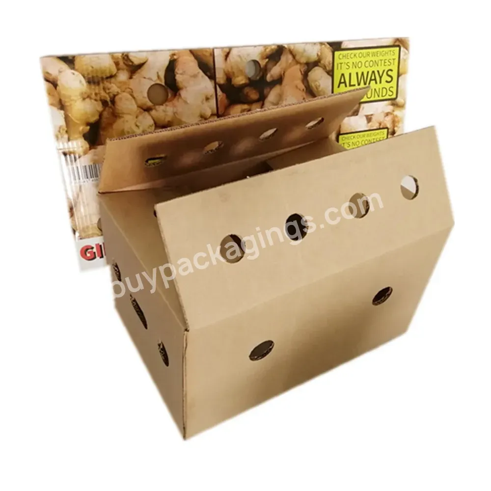 Custom Recycle Paper Corrugated Board Vegetable Tomato Potato Ginger Packaging Create Box Wholesale - Buy Vegetable Packaging Box,Crate Box Vegetable,Corrugated Box For Vegetables.