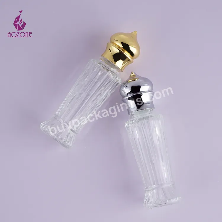Custom Refillable Arabian Glass Essential Oil Bottles Small Arabic Perfume Bottles - Buy Small Crystal Perfume Bottles,Crystal Perfume Bottles,Custom Crystal Attar Perfume Bottles.