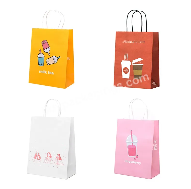 Custom Reusable High Quality Full Color Cake Macaron Coffee Bread Clothes Logo Shopping Bag - Buy Eyelash Reusable Tote Large Boutique Luxury Shopping Bag With Bow For Cosmetics Logo Packing,Custom Tote Vintage Foldaway Clothing Colorful Cartoon Shop