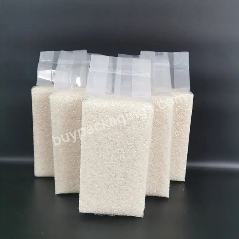 Custom Rice Vacuum Packaging Plastic Packing 5kg 10kg 15kg Rice Of Bags With Handle - Buy Vacuum Packing Plastic Bags,Vacuum Packing Plastic Bags For Food,5 Kg Rice Packaging Pouch.