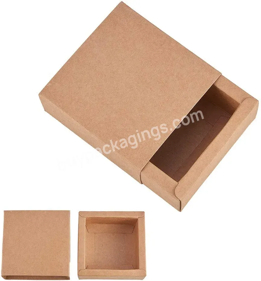 Custom Rigid Kraft Sliding Corrugated Paper Drawer Box Kraft Paper Drawer Box Festival Gift Wrapping Boxes - Buy Drawer Type Cardboard Box,Corrugated Paper Drawer Boxes,Rigid Sliding Gift Packaging Box.