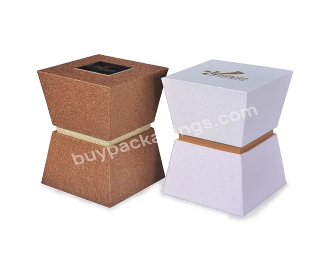 Custom Shaped Lid And Base Rigid Cardboard Candle Packaging Paper Gift Box - Buy Empty Candle Box,Custom Box,Color Box.