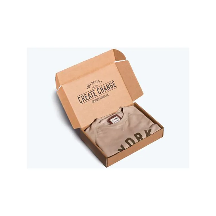 custom shipping printed packaging clothing box