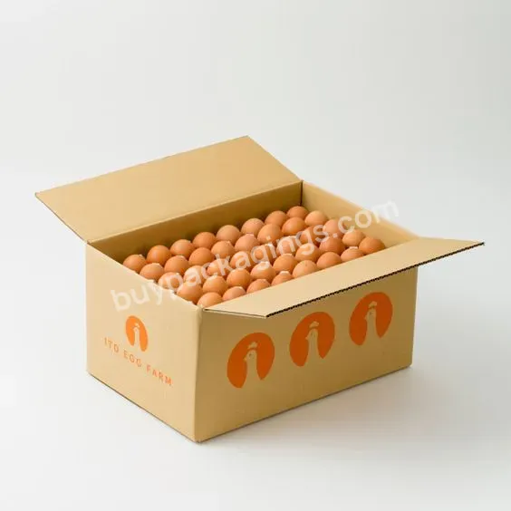 Custom Size And Logo Shipping Boxes Suitable For Long-distance Transportation Of Wholesale Egg Packaging Boxes - Buy Egg Boxes,Egg Packing Box,Egg Packing Box Factory.