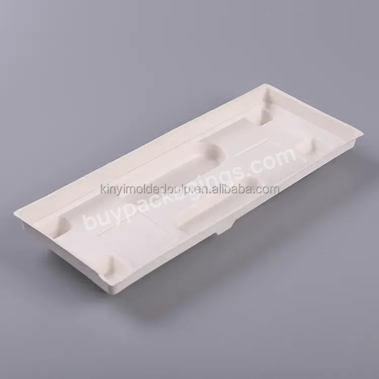 Custom Size Eco Disposable Sugarcane Pulp Paper Biodegradable Bagasse Packaging For Insert - Buy Electronic Packaging,Molded Pulp Packaging,Paper Cosmetic Packaging.
