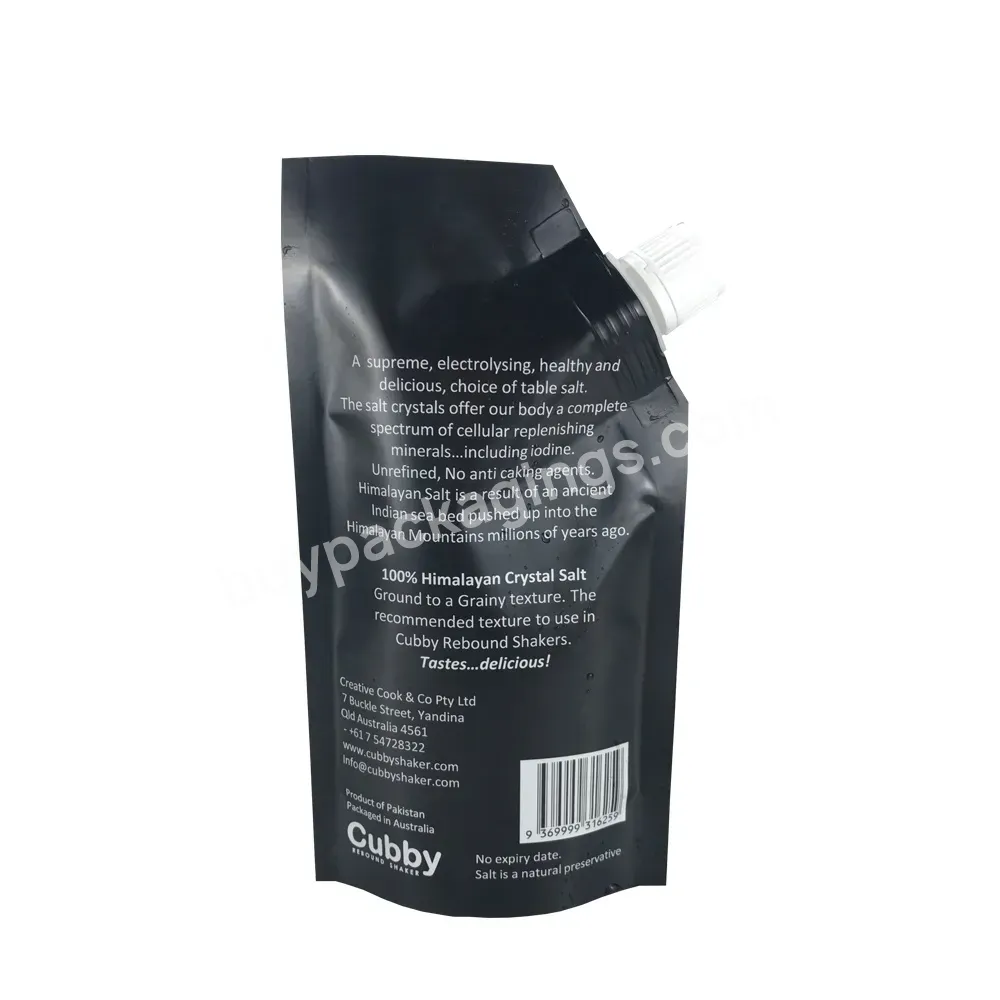 Custom Size Manual Fill Aluminum Foil Matte Surface Milk Black Spout Pouch Packaging - Buy Black Spout Pouch,Milk Spout Pouch,Spout Pouch Packaging.