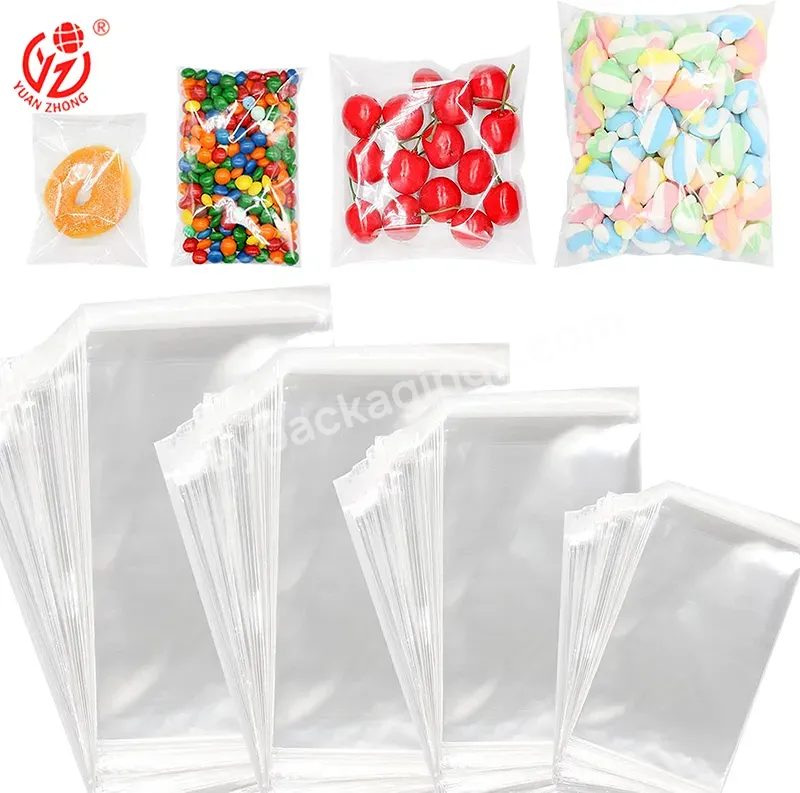 Custom Size Opp Self-adhesive Bag For Candies 6x10 Inches Small Clear Plastic Self Adhesive Bag For Cookie,Fruit,Clothes - Buy Self Adhesive Bags For Candies 6x10,Self Adhesive Packaging Bags,Opp Self-adhesive Bag.